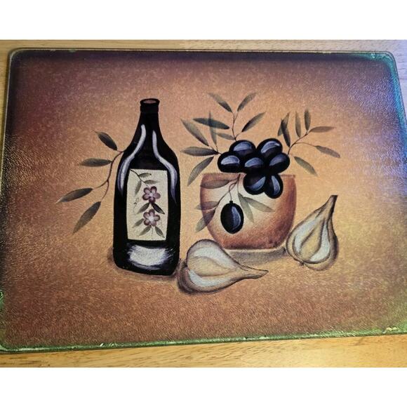 Wine Cellar - Large Glass Cutting Board - Picture 2 of 5